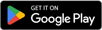 google play download A black button that allows users to download the app; the button says, ”Get it on Google Play” with the Google logo in a triangular shape.